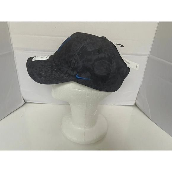 Nike USA Men’s Cap Adjustable Hat Camo Black Gray New One Size - Picture 2 of 7